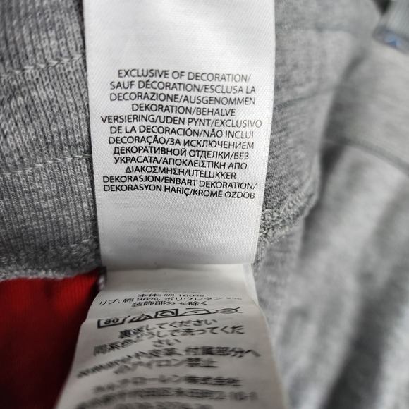 Polo Ralph Lauren Sweat Shorts Mens 2XB Gray Colorblock Big & Tall Pony Logo - Picture 9 of 10